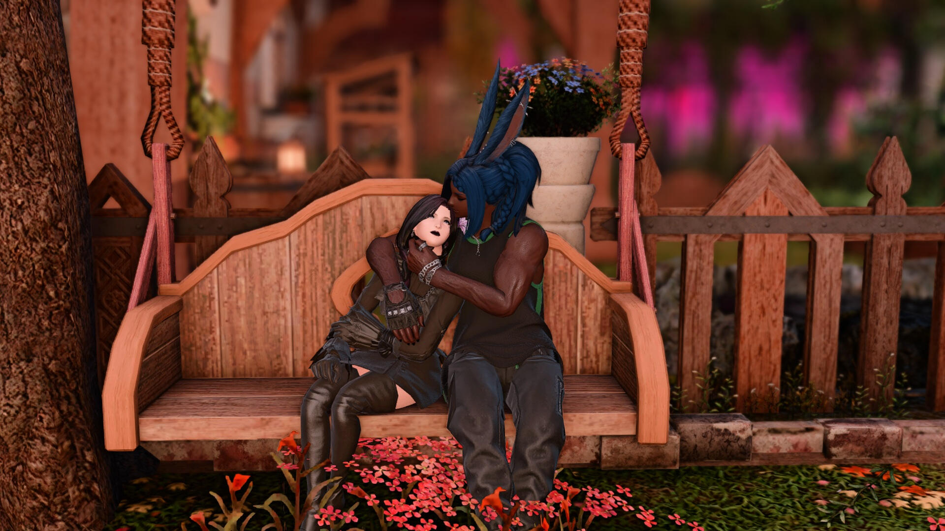 A face that's asking for smooches.