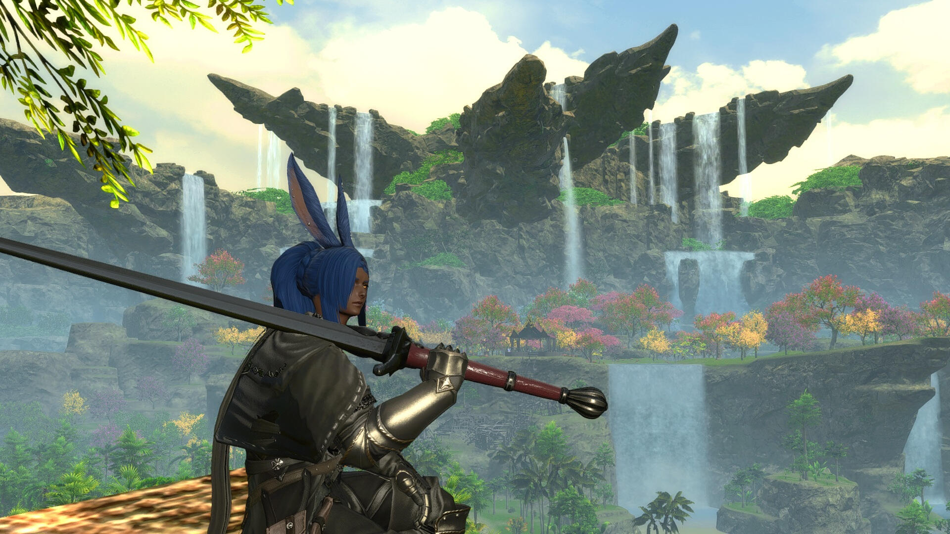 The... the beautiful rock formations are the other way, Naja.